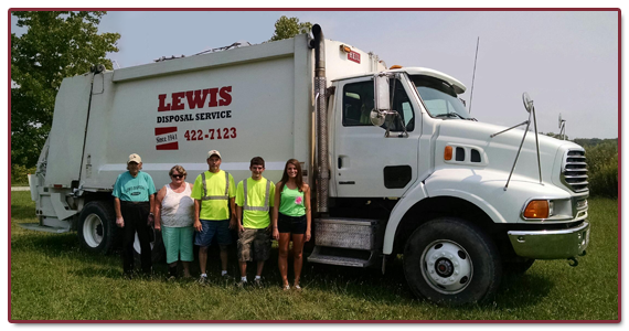 Lewis Disposal Service ~ Truck